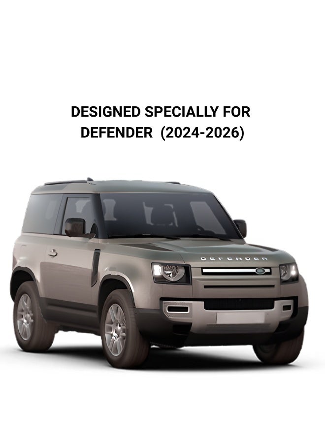 MOTOR FIT Rear Roof Spoiler (Type B) for Land Rover Defender (2024–2026) | Gloss Black Aerodynamic Spoiler | Sporty OEM-Style Upgrade | No-Drill Easy Installation - Image 3